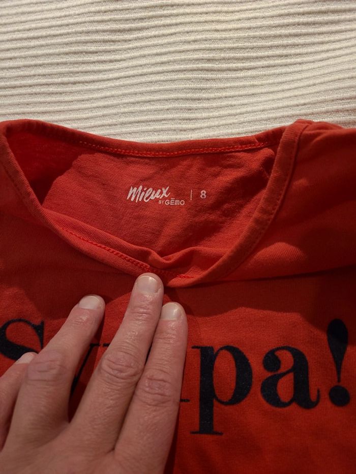 T shirt manches longues 8ans - photo numéro 3