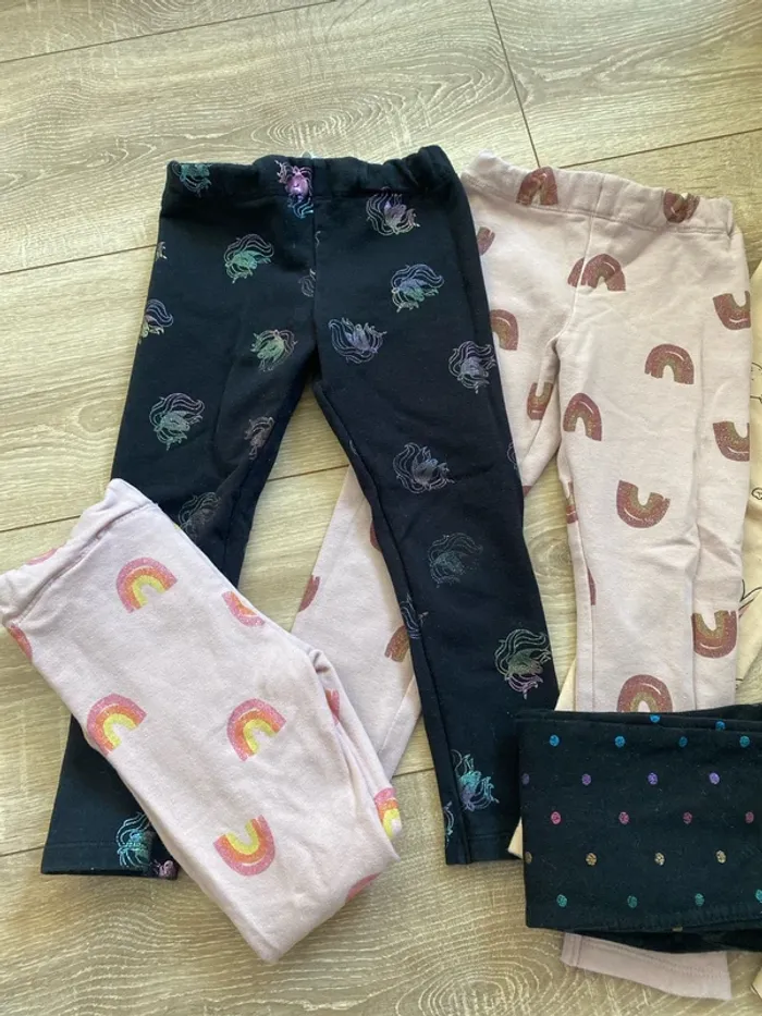 Lot de 5 legging H&M taille 2/3 ans - photo numéro 3
