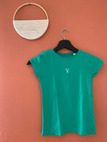 T-shirt vert fille – 8 ans / 128 cm