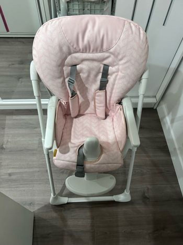Chaise haute enfants rose Skidou - photo numéro 6