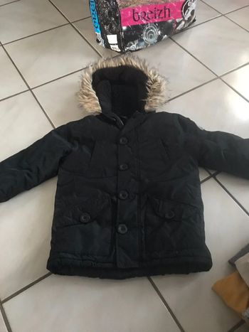 Parka doublure polaire garçon 4 ans