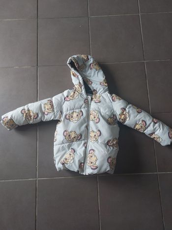 Manteau roi lion 3 ans 