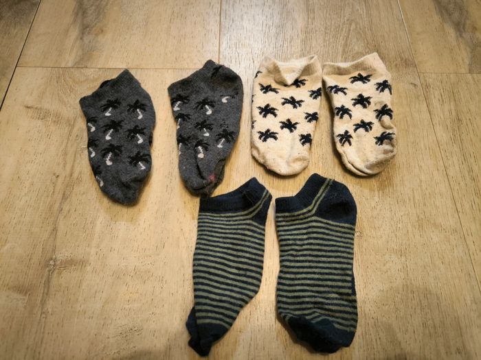 Lot de 3 paires de chaussettes courtes 27/30
