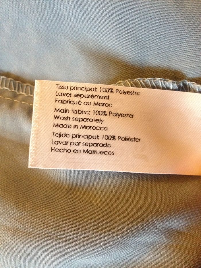 Chemise bleue claire - manches longues - taille 40 - look féminin - photo numéro 10