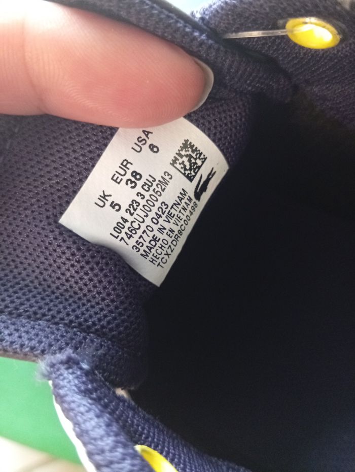 Baskets Lacoste femme L004 taille 38 - photo numéro 6
