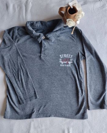 Polo manches longues Carrefour