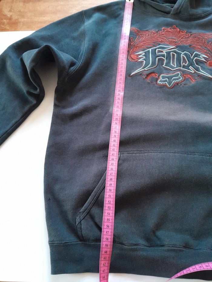 Sweat à capuche vintage fox deluxe - photo numéro 12