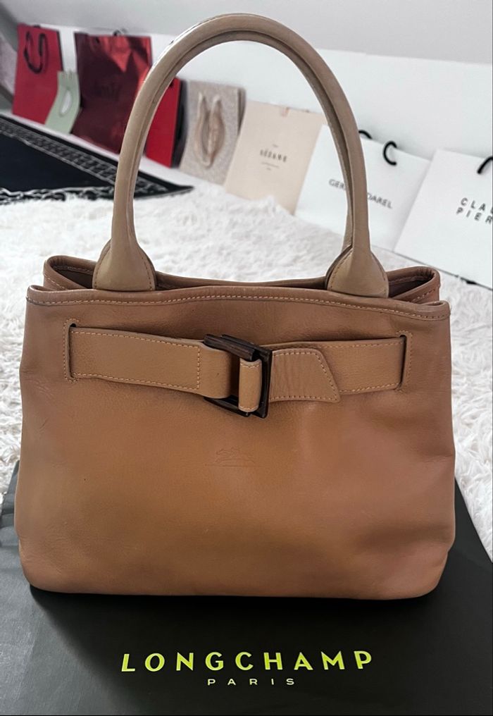 Sac longchamp camel beige 👜