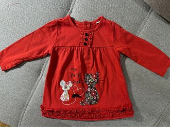 Tunique rouge 🐱 🐭