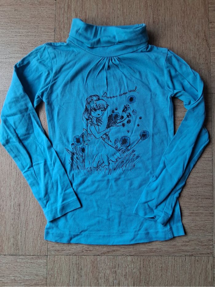 Sous pull bleu