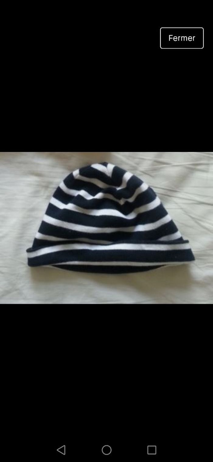 Bonnet léger marin 12-24 mois