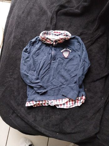 Tee-shirt  chemise 3 ans