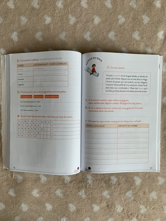Livre grammaire déclic 4A cahier - photo numéro 3