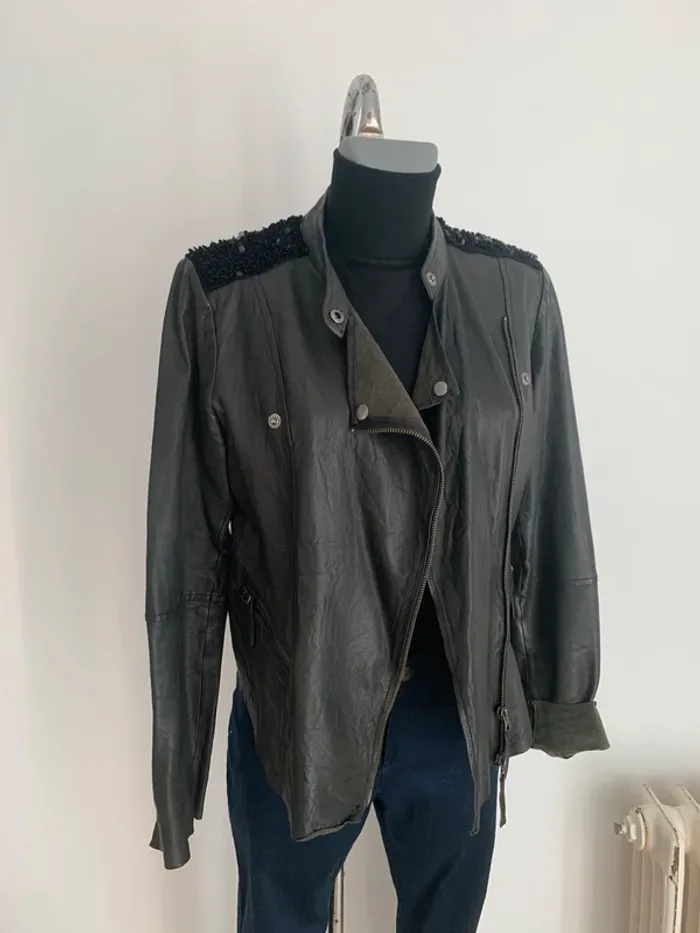 One Step veste cuir T40