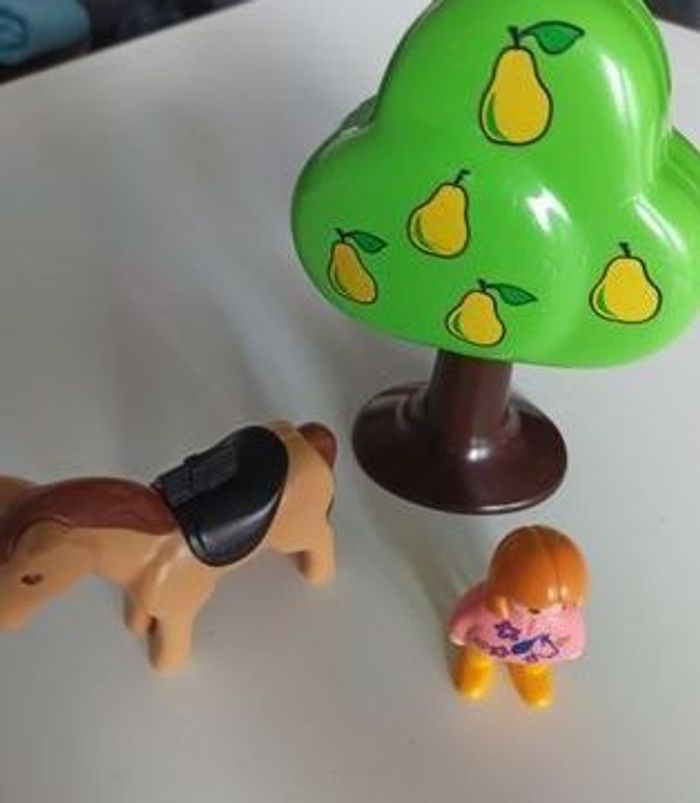 Lot Playmobil 123 petite fille et son poney - photo numéro 4