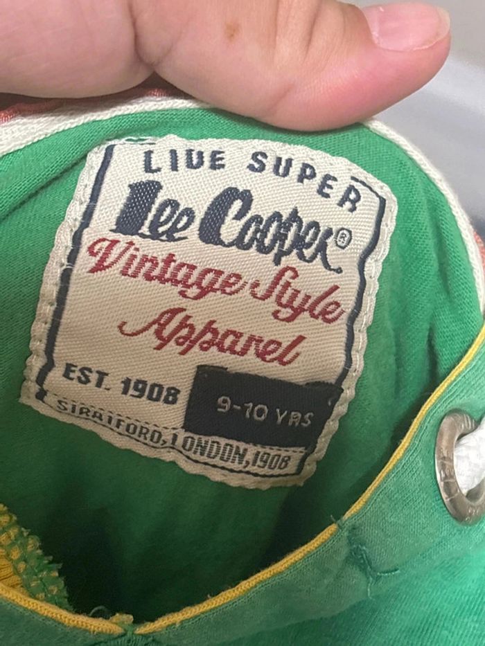 Sweat-shirt sans manche taille 9-10ans marque Lee Cooper vintage - photo numéro 5