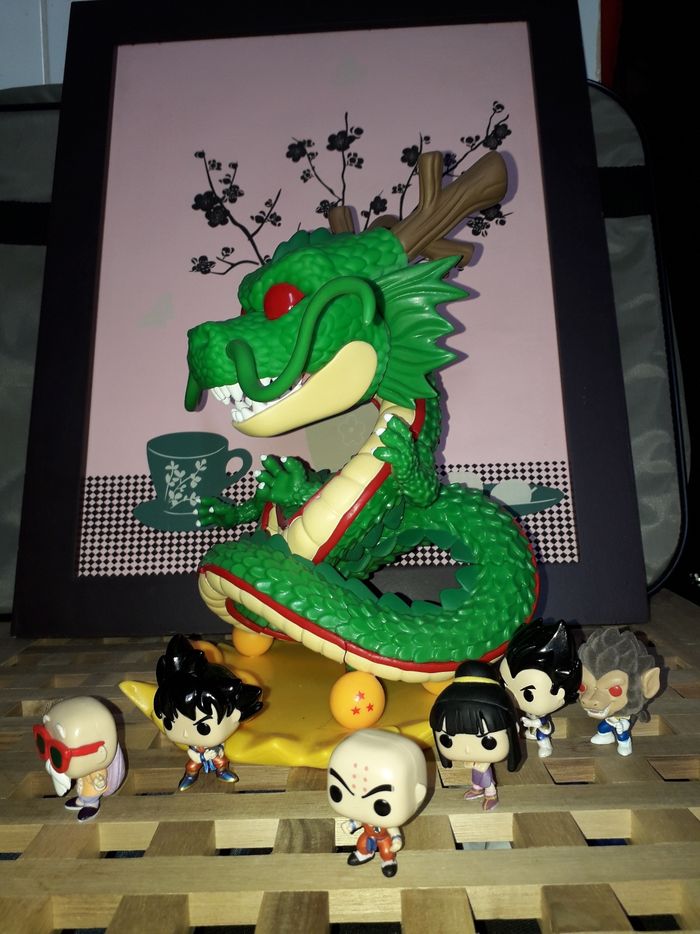 Funko Pop Shenron Jumbo XXL 10 pouces 25 cm & 6 mini Funko Pop Dragon Ball DBZ - photo numéro 4