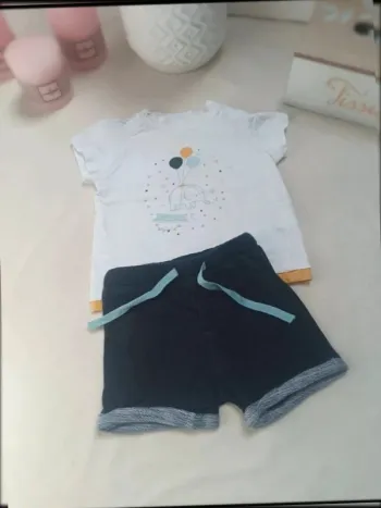 Ensemble tee-shirt et short Orchestra garçon 6 mois