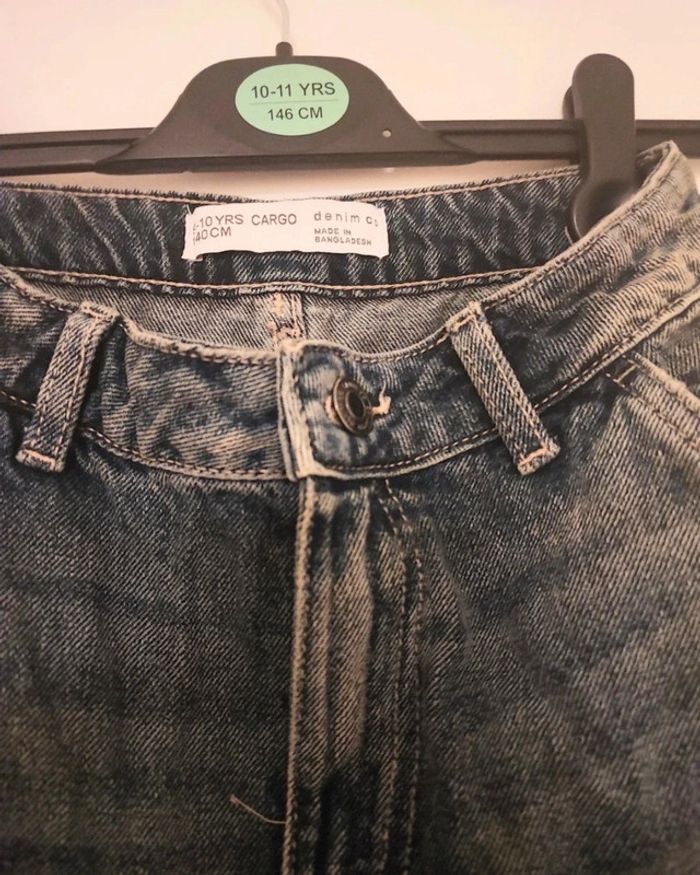 Coupe cargo à la mode denim and co 9/10 ans - photo numéro 3