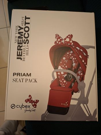 Cybex seat pack jeremy scott priam