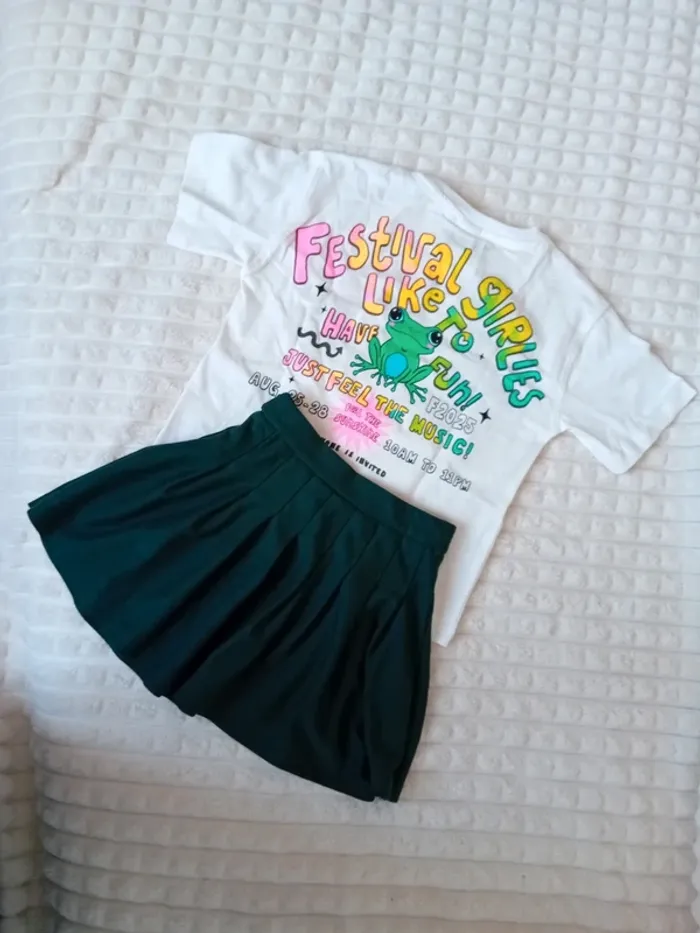 Ensemble fille 6/7ans Zara 💚🌼 - photo numéro 6