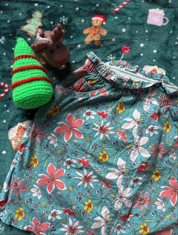 Jupe à motifs fleuris 10 ans 