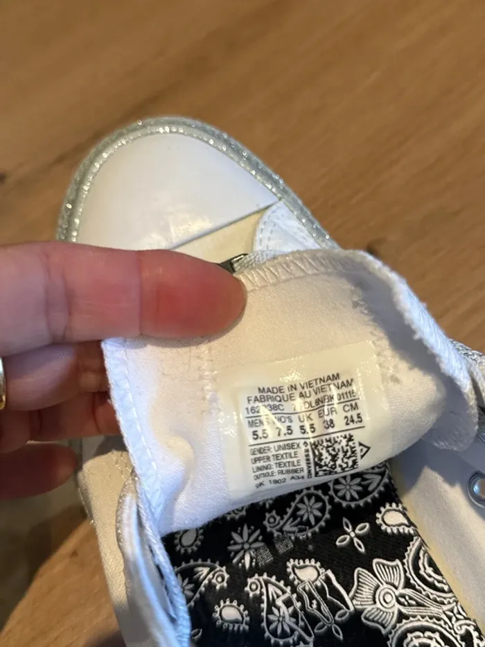 Jolies baskets basses femme 38 - photo numéro 5