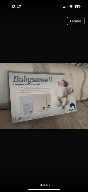 Moniteur respiratoire babysense 2