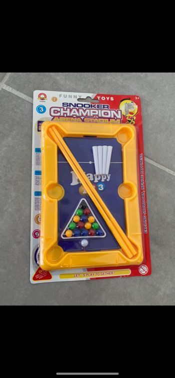 Jeu de poche et d'adresse billard 🎱 enfant