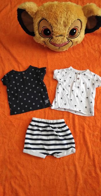 Lot 3 pièces été Kiabi 3 mois