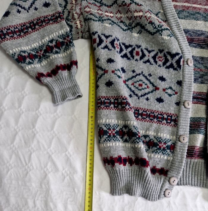 Gilet / cardigan  , vintage  , homme  , taille L - photo numéro 5