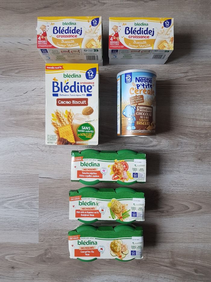 Repas bébés 12 mois