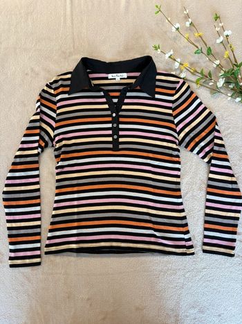 Polo manches longues femme M