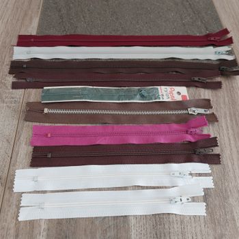 Fermetures éclairs lot 10 unités très bon état 