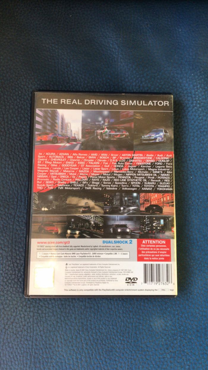 PlayStation 2 jeu gran turismo3 - photo numéro 3