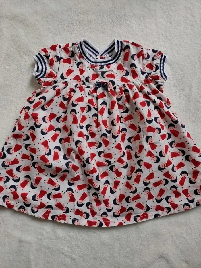 Robe+culotte+chapeau Catimini 3 mois - photo numéro 2