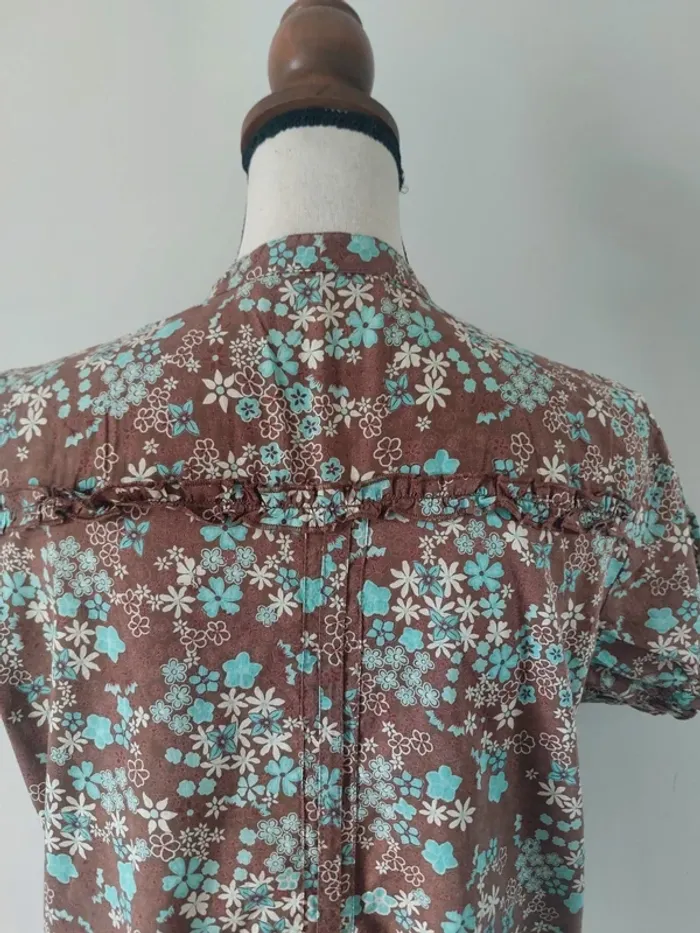 Chemise à fleurs 100% coton - photo numéro 6