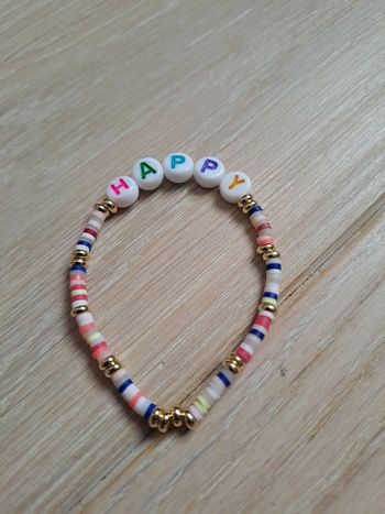 Bracelet enfant "happy" Victoria  - neuf