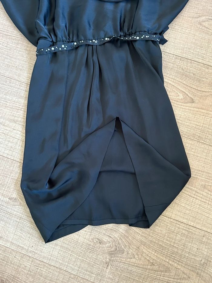 Robe noire satinée sans manches Manoukian taille XS jamais portée - photo numéro 15