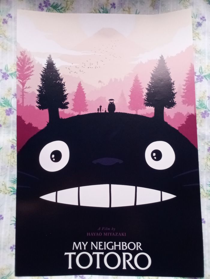 Affiche Poster Mon Voisin Totoro Studio Ghibli Miyazaki