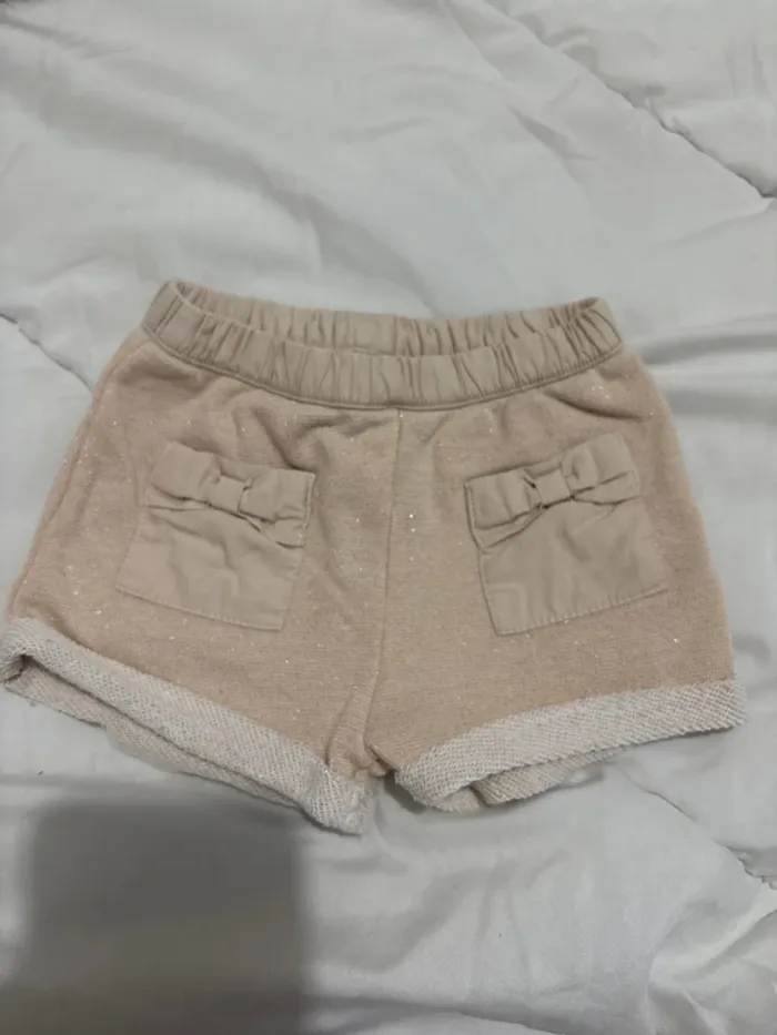 Short rose pailleté