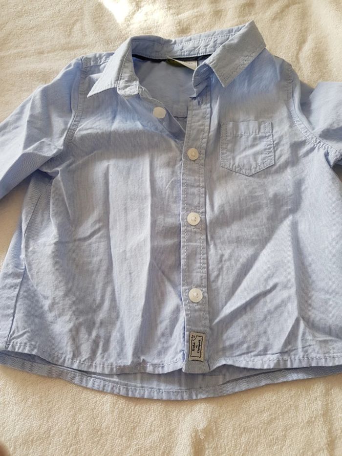 Lot de 3 chemises garçon 6 mois - photo numéro 7