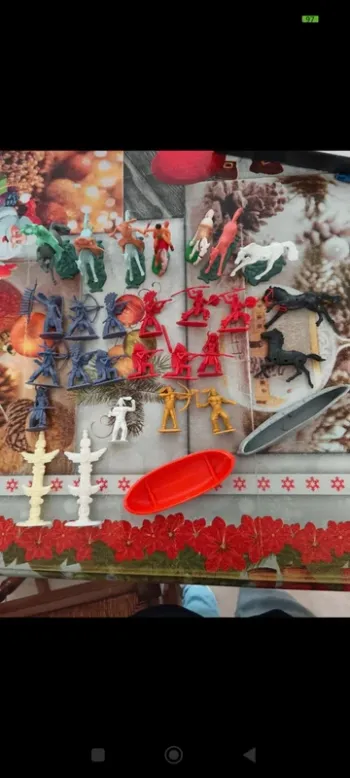 Gros lot indiens, chevaux et accessoires Vintage