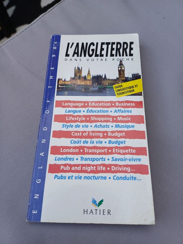 Livre l'Angleterre dans votre poche