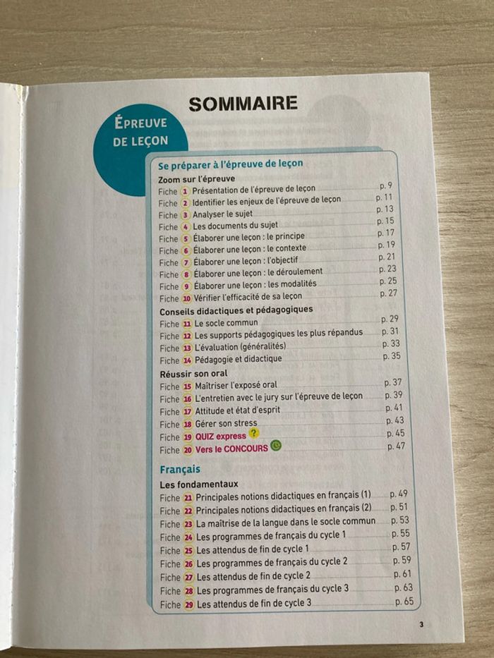 CRPE – Fiches oral leçon & entretien - photo numéro 3