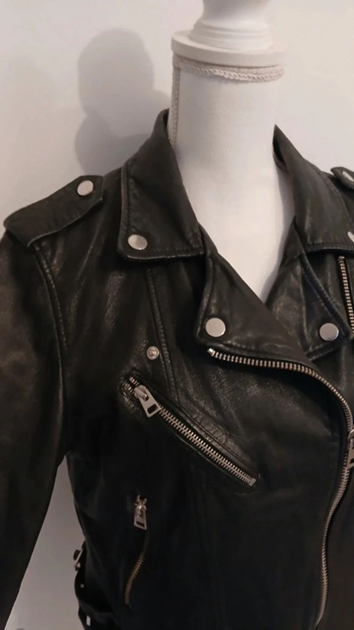 Perfecto en cuir Pull & Bear - photo numéro 5