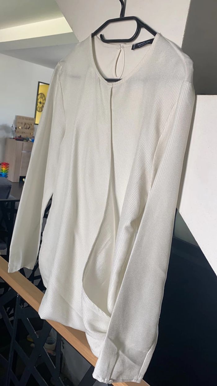 Haut mango taille L blanc cassé - photo numéro 2