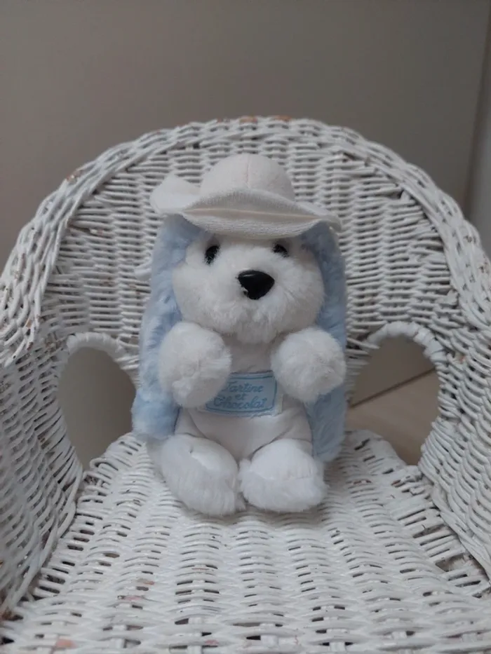 Tartine et chocolat - petite peluche hérisson