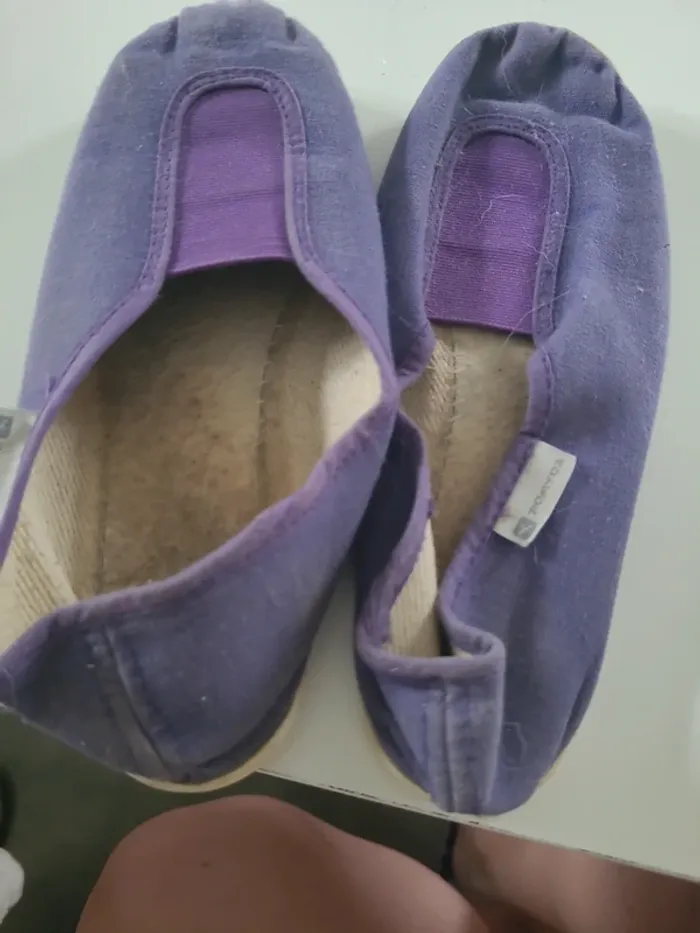 Ballerines violettes, domyos, taille 34 - photo numéro 3