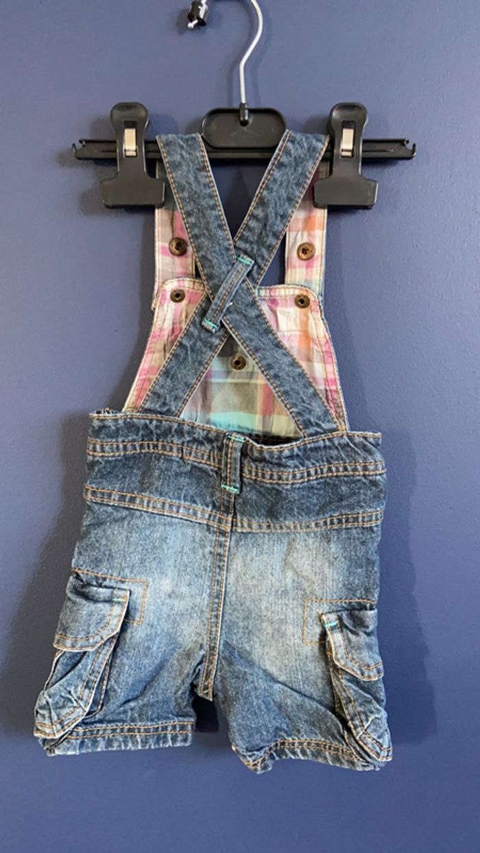 Salopette short été tao3 mois 60 cm - photo numéro 2